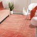 Brown/Pink 120 x 96 x 0.31 in Area Rug - Hawk Contemporary Modern Abstract Wood Grain Indoor Area Rug By Haus & Home | Wayfair 8X10RUG-VEER-RT