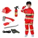 Kind rot Feuerwehr mann Rollenspiel Kostüm Jungen Urlaub Leistung Kostüm Halloween Feuer Zubehör