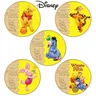 Disney Tigger Ferkel Gedenkmünze Action Anime Figuren Eeyore Gedenkmünze Cartoon Spielzeug