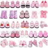 24 rosa 5 cm Puppenschuhe für Paola Reina & 14,5 Zoll Wellie Wishers Puppenkleidung Zubehör 1/6 BJD,