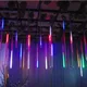 Guirlande lumineuse LED nouvel an 30cm 50cm pluie de météores 8 Tubes pour noël mariage