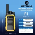 Motolola F1 Walkie Talkie Radio bidirezionale portatile Set ricetrasmettitore UHF Walkie-talkie Radio Walkie Talkie a lungo raggio COD