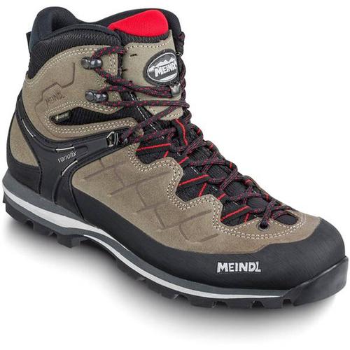 MEINDL Herren Trekkingschuh Litepeak GTX, Größe 43 in natur/rot