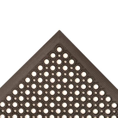 NoTrax 562S0035BL Sanitop Grease-Resistant Floor Mat, 3' x 5', 1/2" Thick, Black