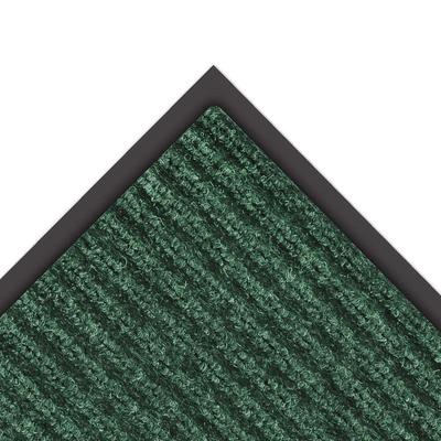 NoTrax 109S0035GN Brush Step Entrance Scraper Floor Mat, 3' x 5', 3/8" Thick, Hunter Green