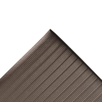 NoTrax 410R0348BL Airug Anti-Fatigue Floor Mat - 4' x 60', 3/8" Thick, Black