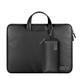 Laptop Briefcases 11.6 13.3 14 inch Compatible with Macbook Air Pro, HP, Dell, Lenovo, Asus, Acer, Chromebook Notebook Expandable Bag With Handle Anti-theft Zipper Adjustable Shoulder Strap PU