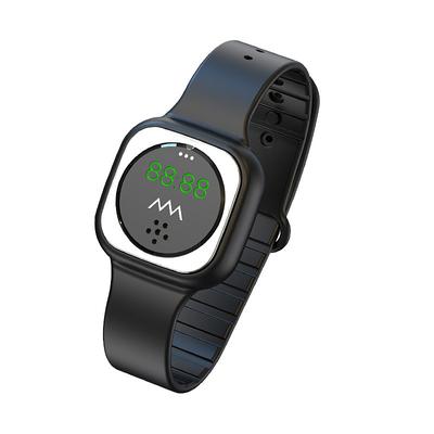 Ultrasonic Mosquito Repellent Bracelet – Clock Display Wearable Band for Kids, Adults, and Pregnant Women, Ideal for Outdoor Use