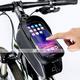 Wheel up Cell Phone Bag Bike Frame Bag Top Tube 6 inch Touchscreen Reflective Waterproof Cycling for All Phones iPhone X iPhone XR Black Road Bike Mountain Bike MTB / iPhone XS / iPhone XS Max