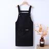 Canvas Waterproof and Oil Proof Apron Western Restaurant Hot Pot Restaurant Milk Tea Caf Waiter Kitchen Apron