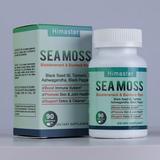 Sea Moss Supplement: Organic Blend with Black Seed Oil Ashwagandha Turmeric and Essential Vitamins. Enhanced for Comprehensive Dietary Wellness - 90 Capsules