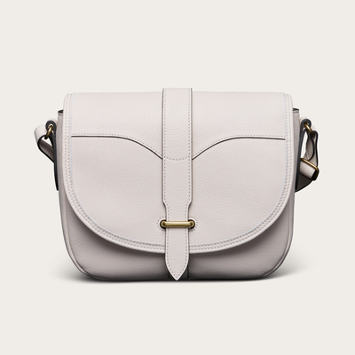 Tecovas Women's Sierra Saddle Bag, Antique White, Bovine