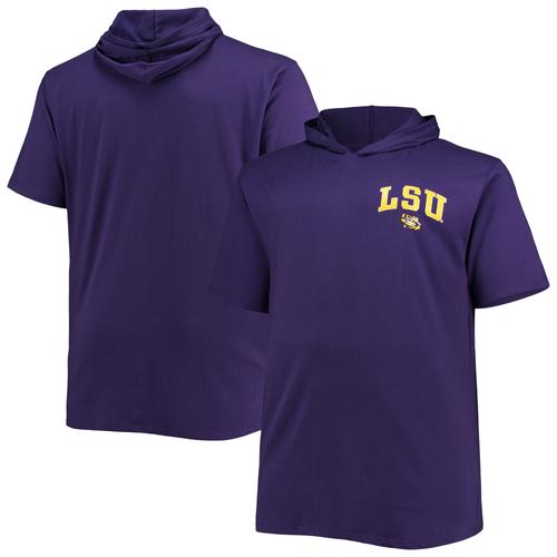 Lila LSU Tigers Big & Tall Team Hoodie-T-Shirt für Herren