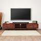 Extra Long TV Stand & Media Unit. Handmade with Solid Pine Wood. Retro/Mid-Century Large Console/Low TV Cabinet. 200cm Wide. Custom Size