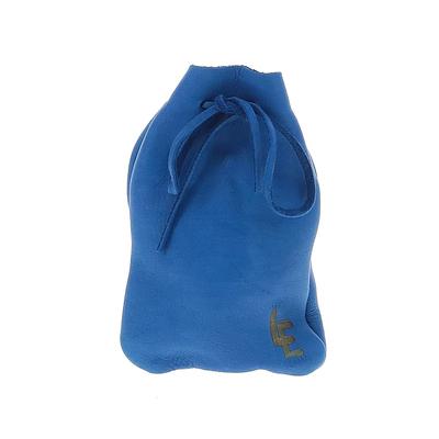 Leather Coin Purse: Blue Clothing