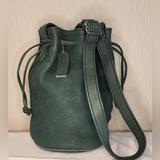 Coach Bags | Authentic Vintage Coach Sonoma Pebbled Nubuck Lthr Drawstring Bucket Bag | Color: Black/Green | Size: Os