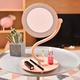 GaRcan Makeup Mirror LED Lighted Makeup Mirror with 10X Magnifying Mirror - Dimmable Natural Light Touch Screen 360° Adjustable Stand AN1011 919 (Size : Pink) ()