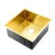 Gold Drop In Bar Sink, Stainless Steel Small Kitchen Bar Sink, Single Bowl Sink For Wet Bar Prep, Mini RV Utility Sink, Square Sink With Drain Accessories, Workstation Sink (Size : 38x38x21cm)