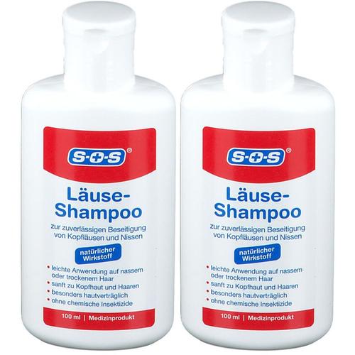 SOS LÄUSE-Shampoo Doppelpack 2x100 ml Shampoo