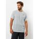 T-Shirt JACK WOLFSKIN "VONNAN S/S GRAPHIC T M" Gr. S (48), grau (cool, grey) Herren Shirts T-Shirts