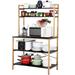 17 Stories 31.5" W Metal Shelving Unit Wood/Wire/Metal in Yellow/Black | 67.28 H x 31.5 W x 15.75 D in | Wayfair 525B342B20C9445E9D6C2281C656CCE4