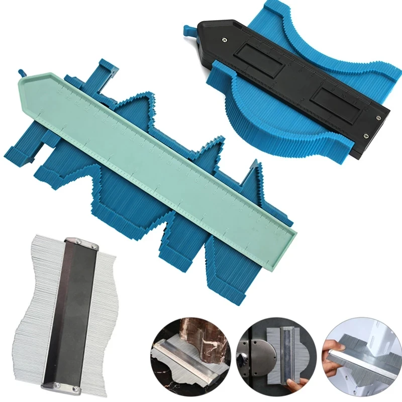 10 "Breite Kunststoff profil Kopie Kontur lehre Duplikator Standard Holz markierung Fliesen Laminat fliesen Werkzeuge