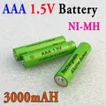 Nuova batteria AAA da 1.5 V batteria ricaricabile da 3000mAh ni-mh 1.5 V batteria AAA per orologi