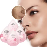 Mini Hautpflege Set 4Pcs Sakura Gesichts Hautpflege Produkt Gesicht CleansToner Lotion Tag Creme