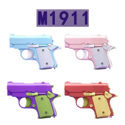 1pc Kinder 3d Mini Modell Pistole 1911 Pistolen Hand Spielzeug Pistolen für Jungen Kinder Spielzeug