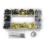8/10/12.5/15mm Snap Button+ install tools Boxed 80 sets （silver/bronze/black/gold) Snaps Buttons