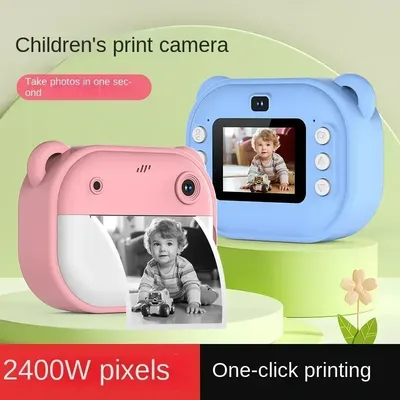Appareil photo numérique à impression instantanée pour enfants impression thermique pour enfants