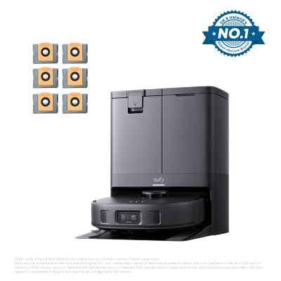 eufy X10 Pro Omni + Dust Bags（6-Pack）