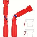 Attrezzo accessorio per sedile WC, chiave universale per montaggio sedile WC, chiave per riparazione sedile WC, chiave di montaggio universale professionale in plastica ad alta resistenza da 10/13/17