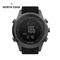 NORTH EDGE Herren Digitale Uhr Outdoor Sport Taktik Casual Kompass Höhenmesser Luminous Stoppuhr Silikon Nylon Armband Uhr