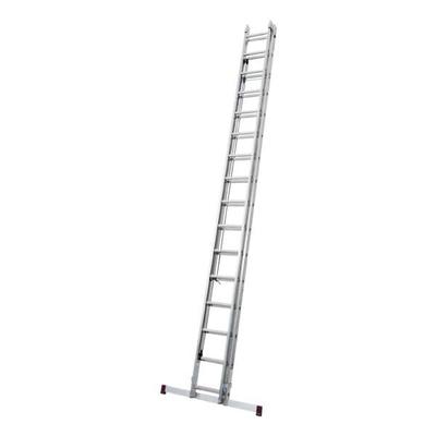 Krause Seilzugleiter »CORDA« 2x 16 Sprossen grau, 450 cm