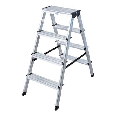 Krause Doppelleiter »MONTO Dopplo« 2x 4 Stufen silber, 95 cm