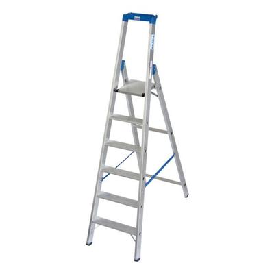 Krause Stehleiter »STABILO« 6 Stufen silber, 225 cm