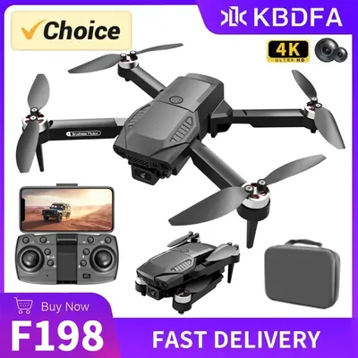 KBDFA F198 Drone WIFI FPV HD Aerial Photography Wide Angle Dual Camera Professional With 1080P