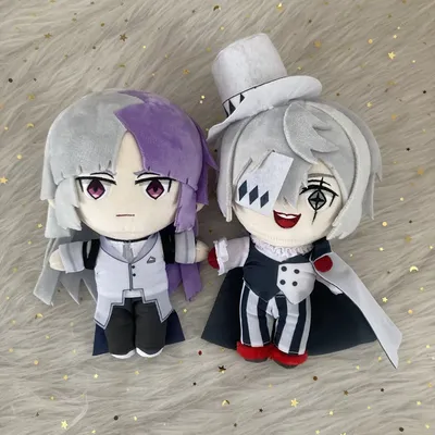 Anime Bungou Stray Dogs Sigma Gogol Plush Doll Cosplay 20cm Cartoon Cute Soft Stuffed Pillow