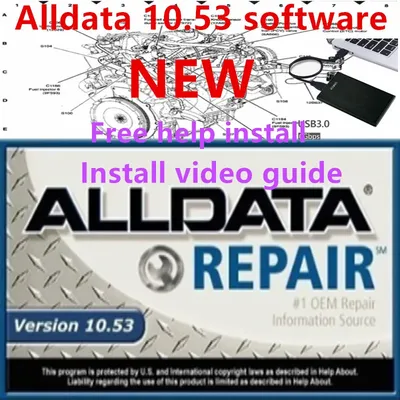 2023 Hot Newest alldata Auto Data Repair Diagram Software alldata 10.53 software alldata download