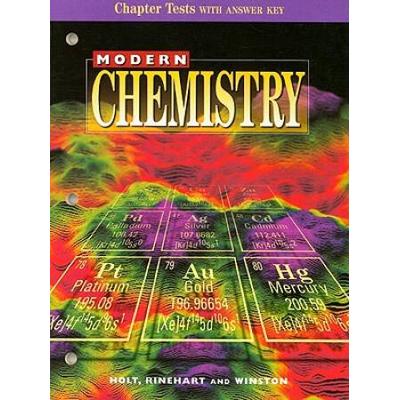 Modern Chemistry Chapter Tests With Answer Key