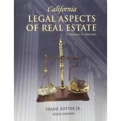 California Legal Aspects Of Real Estate (Fifth Edition)