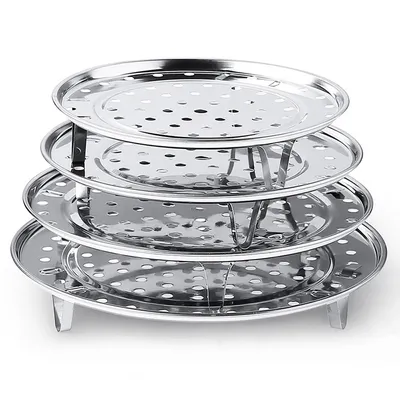 Multi Size Stainless Steel Food Steamer Steaming Rack Multifunction Bowl Pot Steaming Tray Stand