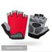 Workout Gloves for Men and Women Exercise Gloves for Weight Lifting Cycling Gym Training Breathable and Snug fit Red X-Large