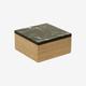 Mimo Square Trinket Box - Black by Fifty Five South