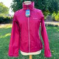 Columbia Jackets & Coats | Columbia Windbreaker Rain Jacket Light Weight Size Medium Nwt | Color: Pink/Purple | Size: M