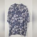 Polo By Ralph Lauren Shirts | Polo Ralph Lauren Hawaiian Shirt. Plus Size 1xt. Lightweight. Vacation Resort. | Color: Blue/White | Size: Xlt