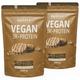 Veganes Eiweißpulver Erdnussbutter Cookie 2 kg - 80% Eiweiß - 3k-Proteinpulver Peanutbutter Cookies - Protein Pulver 2000g ohne Milch & Lactose - Nutri + Vegan Protein