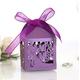favour boxes,candle boxes packaging, Wedding Favour Boxes Paper Candy Treat Box Hollow Mr&Mrs Gift Box for Bridal Baby Shower Christmas Party 50 Pcs (Color : Roze) (Color : Geel) (Color : Purple)