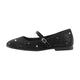 Ankle Strap Ballet Flats Ballerinas Flat Shoes Crystals Flat Pumps with Low Block Heels for Women Studded Sequins Heeled Pumps Buckle Up Flats Slide Slippers Sandals Black Flats Size 12